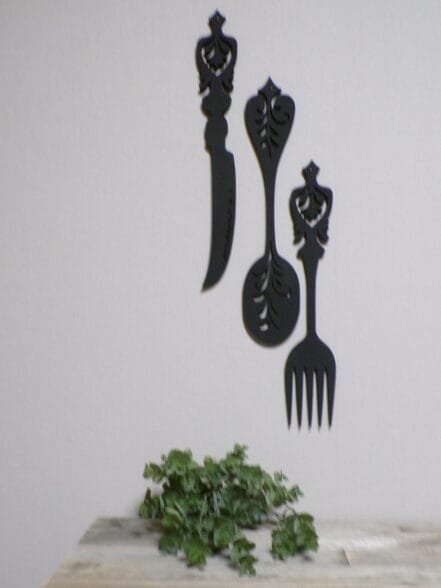 set lepel vork en mes - Afbeelding 2
