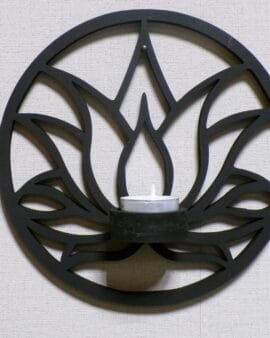lotus waxinelicht houder