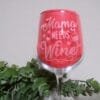 wijnglas met texst