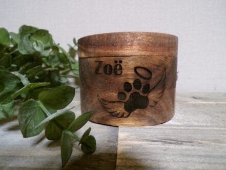 houten urn voor hond of kat - Afbeelding 3