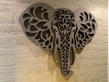 olifant muurdecoratie - Afbeelding 2