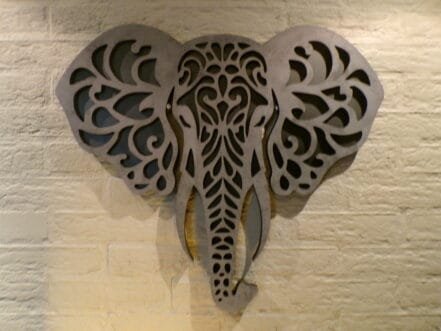 olifant muurdecoratie - Afbeelding 4