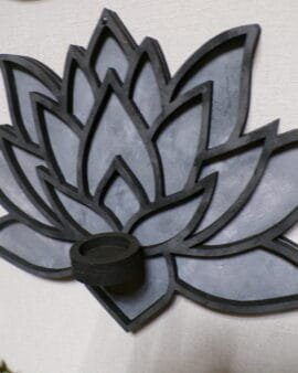 lotus waxinelicht houder muurdecoratie {S}